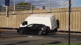 Van Crash On The North Circular Road 