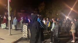 Six arrested, pepper spray deployed at protest in Ithaca, New York
