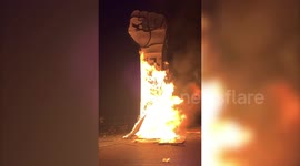 Beirut protest in wake of former PM's return