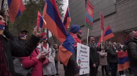 Rally for Artsakh at Kensington Palace