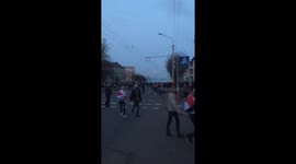 Belarus police fire stun grenades in attempt to disperse protesters