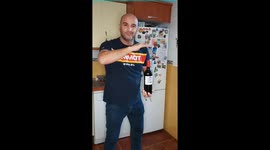 Guy Dropped Win Bottle While Trying Filter