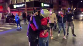 Man proposes to girlfriend in front of police during Philadelphia unrest