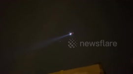 Police Helicopter Shines Spotlight On Philadelphia Protesters