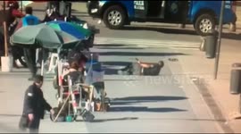 Four injured after man steals gun from police officer and opens fire in Argentina