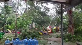 Typhoon Molave destroys homes in central Vietnam