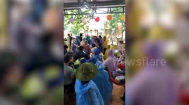 Vietnam residents evacuated to Buddhist temple as Typhoon Molave hits