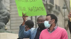 Nigerians rally in Madrid against Buhari