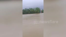 Typhoon Molave Aftermath Leaves Rice Fields Flooded In Vietnam