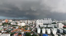 Thunderstorms and heavy rain batters Bangkok