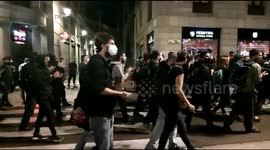 March against evictions in Barcelona during Covid-19