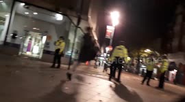 Halloween chaos as youths set off dozens of fireworks in Woolwich town centre