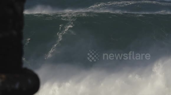 British surfer rides giant wave suggested by some as 