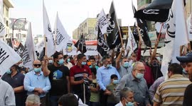 Hundreds protest in West Bank against French President Macron