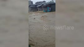 Super Typhoon Goni washes away two dogs in severe floods