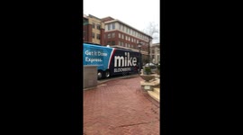 Mike Bloomberg Bus