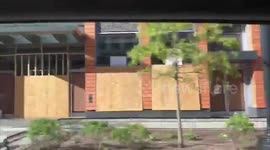 Washington DC businesses boarded up amid fears of election unrest