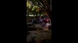 Black Lives Matter demonstrates peacefully protest in Portland amid nervy election results