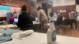 Polling Station of US Presidential Election in El Cerrito, California