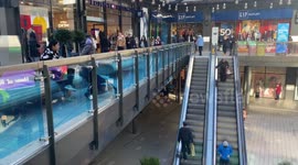 Last minute shoppers take to the shops in Wembley outlet before the lockdown tomorrow.