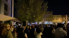 Election night protest against police brutality in North Carolina