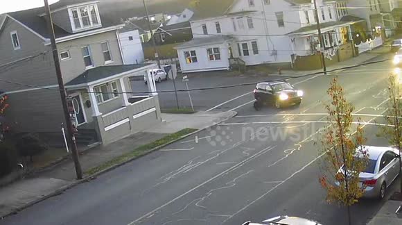 Child on bicycle hospitalized after being run over in dramatic footage from Pennsylvania