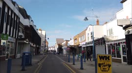 Sheerness High Street in Kent on first day of the UK's second lockdown