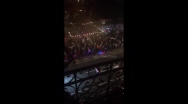 Huge wall of protesters in NYC hit streets with election results impending