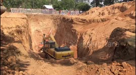 Watch -More footage-  Massive rescue operation underway to save 3 year child from 200 feet borewell