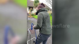 Young rider left with serious injuries and is learning to walk again launches appeal after being thrown from her horse onto cattle grid by speeding driver