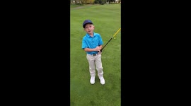 Shane Sky shows in golf not all shots go good but hang in there and you still can birdie.