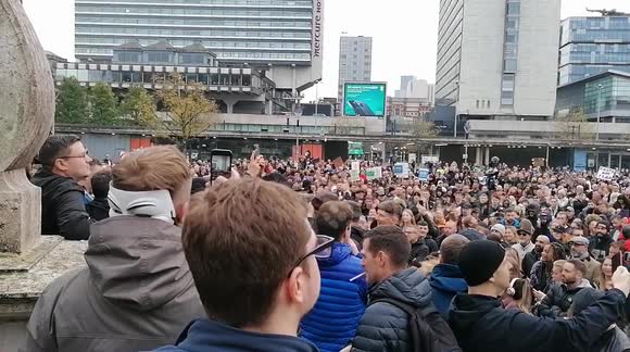 Manchester protest