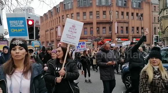 Anti Lockdown Protest manchester