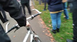 Rememrance day in Coventry war mamoral park 10 till after 11