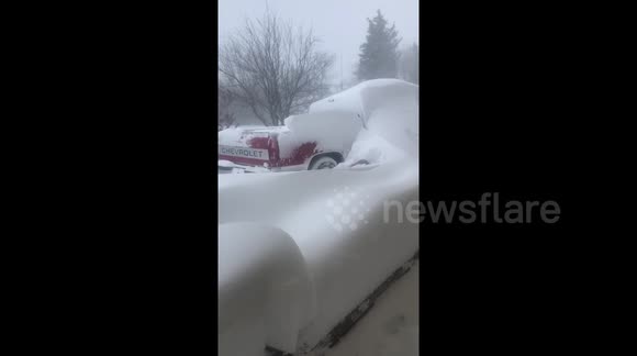 Winter is coming! Kid enjoys record-breaking snowfall in Canada's Saskatchewan