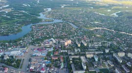 Novomoskovsk from a bird's eye view