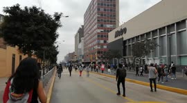 Peruvian police fire tear gas to disperse protesters during clashes over Vizcarra's impeachment