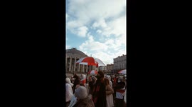 Protest March of pensioners takes place in Minsk