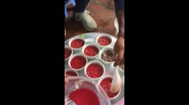 Do you dare to try this horror dish? Dish is made from raw animal blood in Vietnam