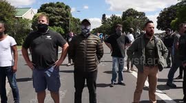Footage of man who fired gun at protest against racism at Cape Town high school