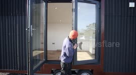 Man who built Britain's smallest home is raffling it for £3 a ticket