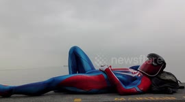 Spider-Man Goes Christmas Shopping In The Philippines