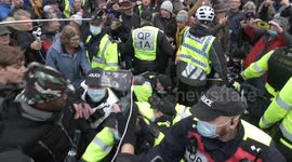 Several arrests as Bristol anti-lockdown protest gets heated
