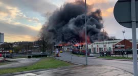 Schools closed and train lines blocked as blaze brings chaos to Bradford