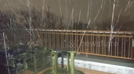 Rare November Severe Thunderstorm Hits NYC