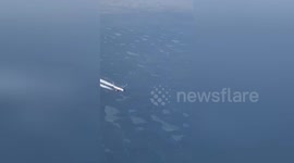 '1,000 feet of separation': Pilot captures commercial jet zooming past at close range