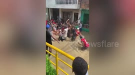 'Rain dance' has new meaning as Colombian residents revel in wake of Hurricane Iota's floods