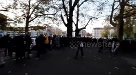 Hundreds gather in Nantes against a law that would forbid taking pictures and videos of police officers in action