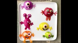 Monsters Food Art Video