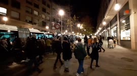 More than a thousand people march through Nantes against a new law that would forbid taking images of the police officers
